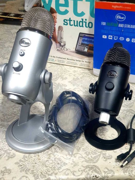Студийные USB-микрофоны Blue yeti