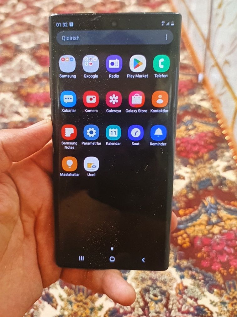 Samsung not 10 5g 12/512 gp dapilatili telfon kerak