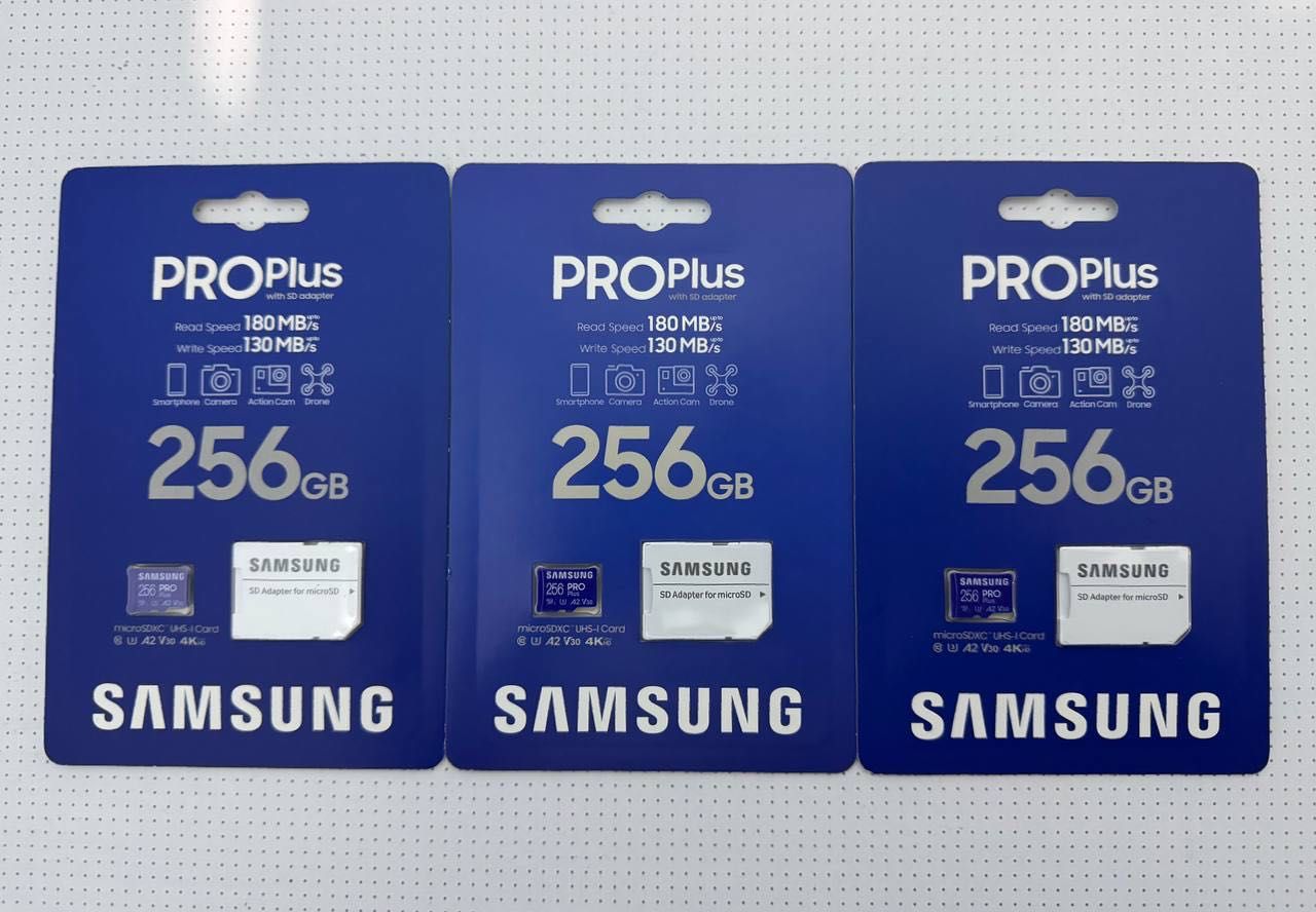 Флешка Samsung Pro Plus 128GB | 256GB | 512GB microSD