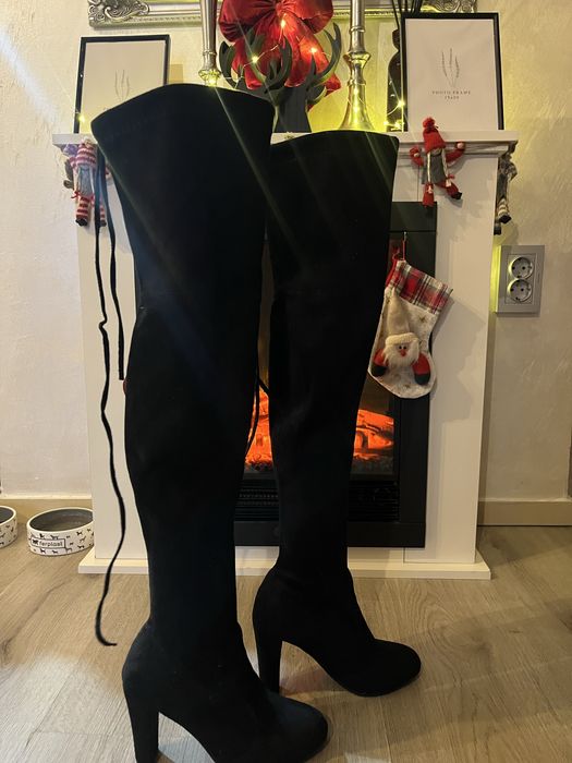 Ботуши от естествен велур