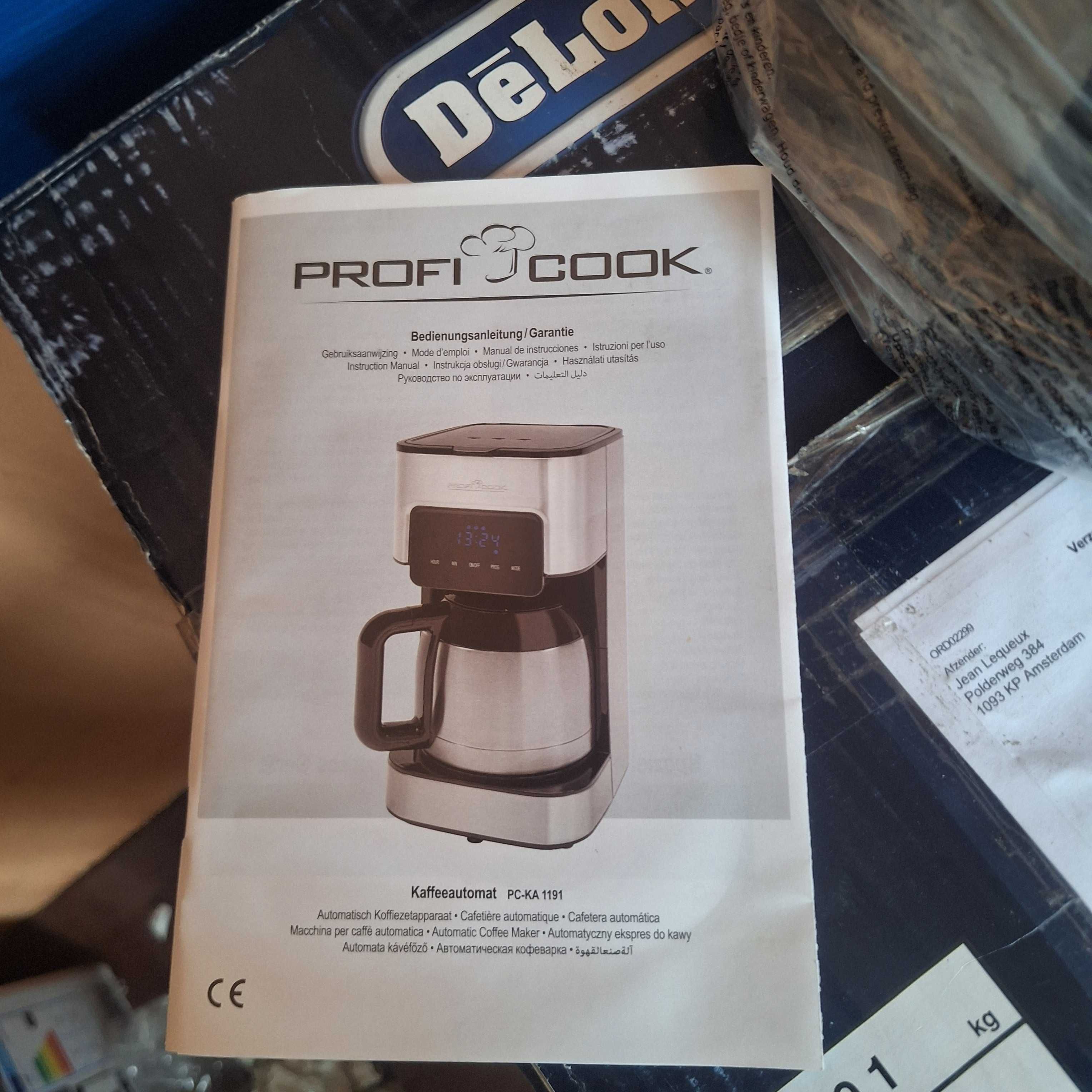 Кафе машина Proficook внос от Германия