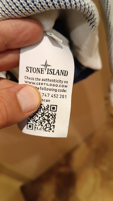 Stone island 2019 Iridescent Two Tone Waffle Knit Zipped Jumper