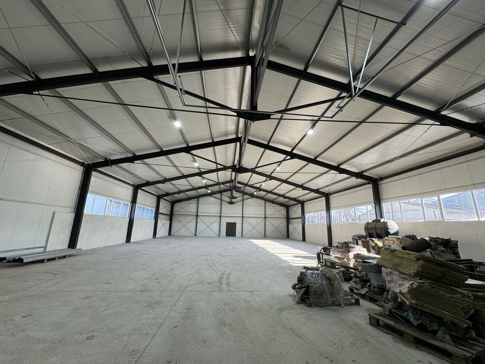 Inchiriez hala industriala NOUA cu acces Tir 750mp BUZAU Transilvaniei