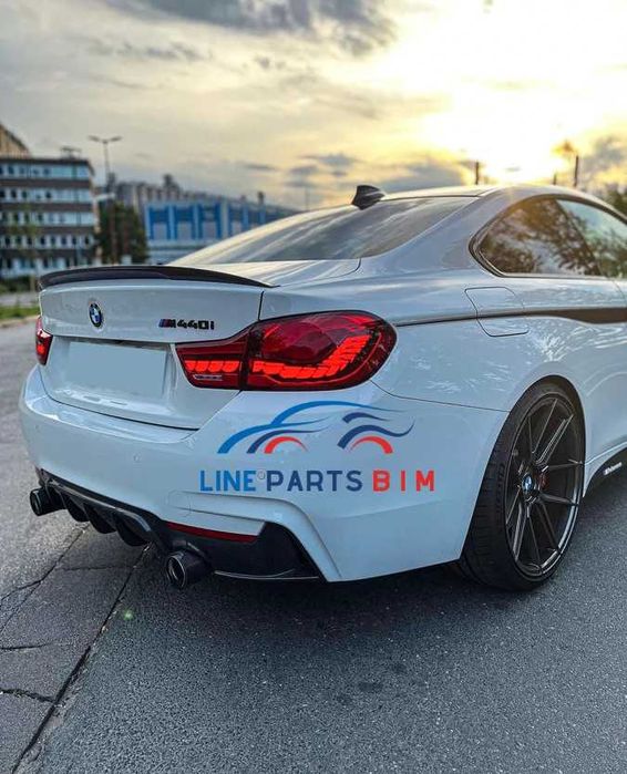 Eleron Lip Codita Portbagaj BMW Seria 4 F32 M Performance Negru Lucios