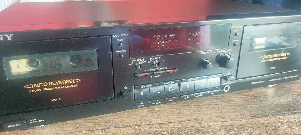 SONY TC-WR690 stereo cassette deck