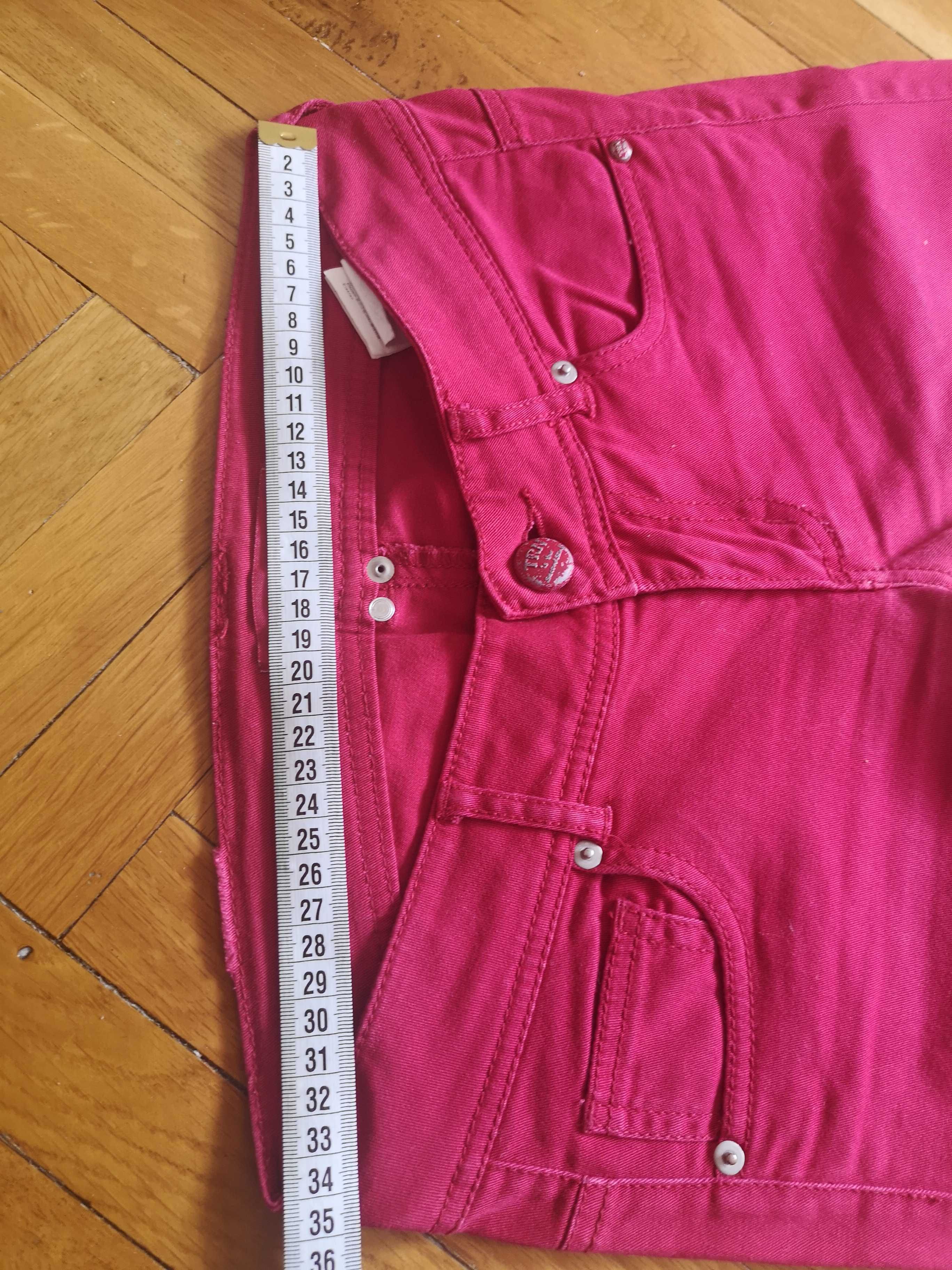 Blugi drepți Terranova, mărime XS/S, culoare fuchsia