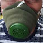 Полумаска фильтрующая У-2К с клапаном