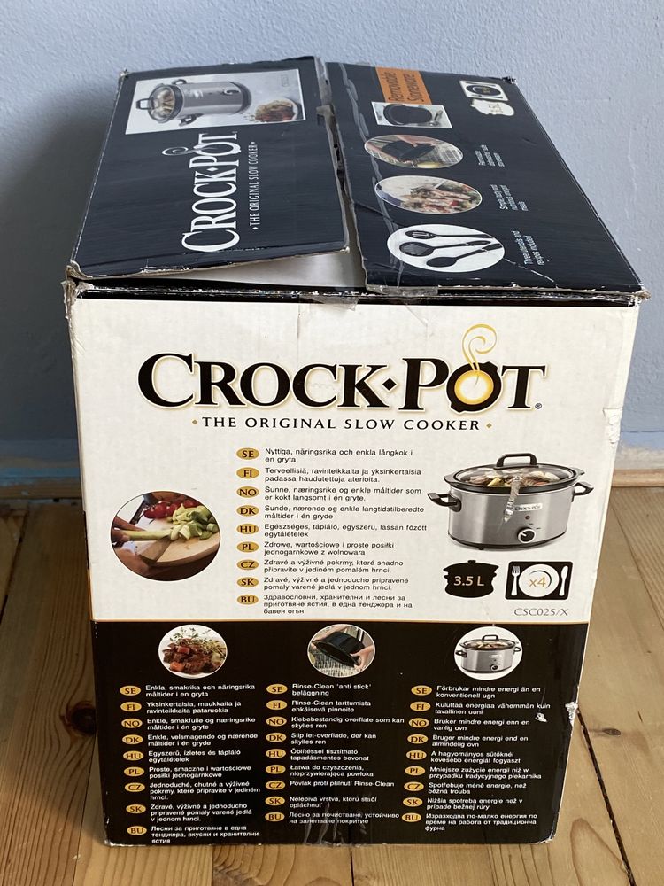 Уред за здравословно готвене на пара  Crock Pot - 3.5л - НОВ