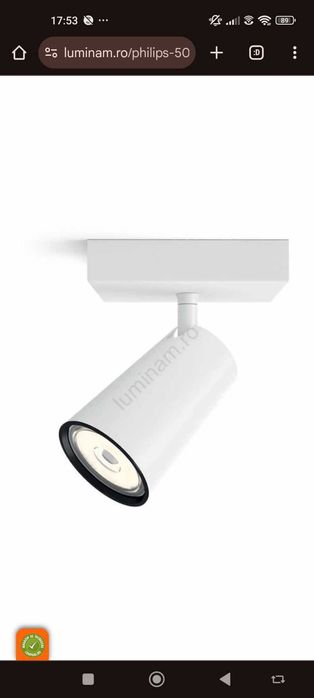 Spot LED luminos Philips 5.5 W