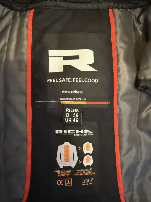 Неразличен от НОВ Кожен Мото екип  Richa