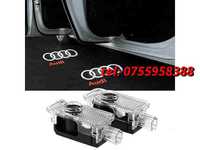 Proiectoare Logo Audi Portiera  Led Laser emblema sigla Holograma