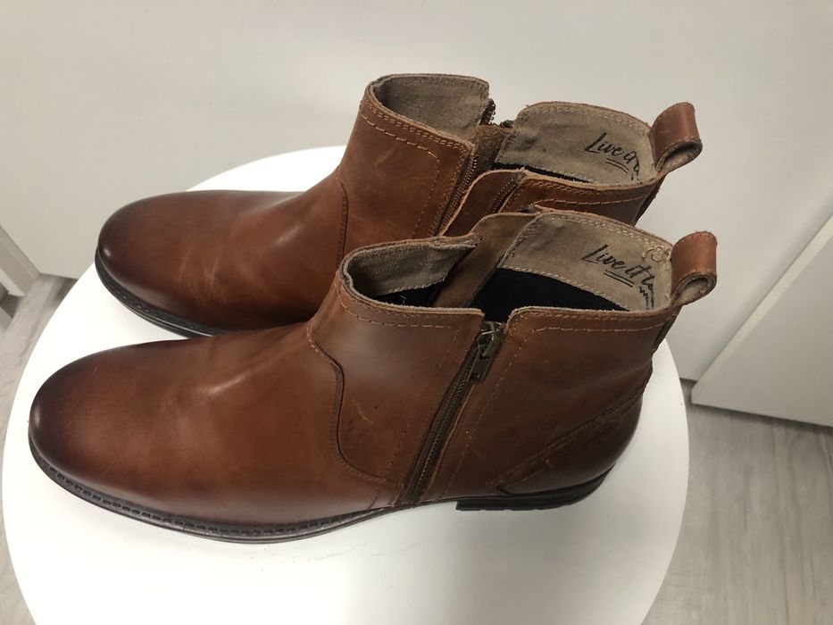 Ghete Wrangler piele noi 45 (cu fermoar)