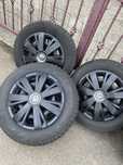 Vand anvelope 165 70 R14 iarna si jante 5x100 gana vag