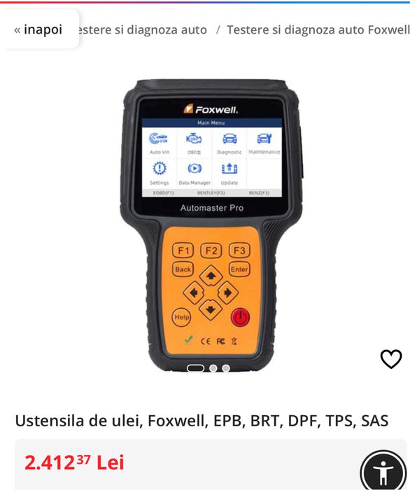 Tester-diagnostic auto