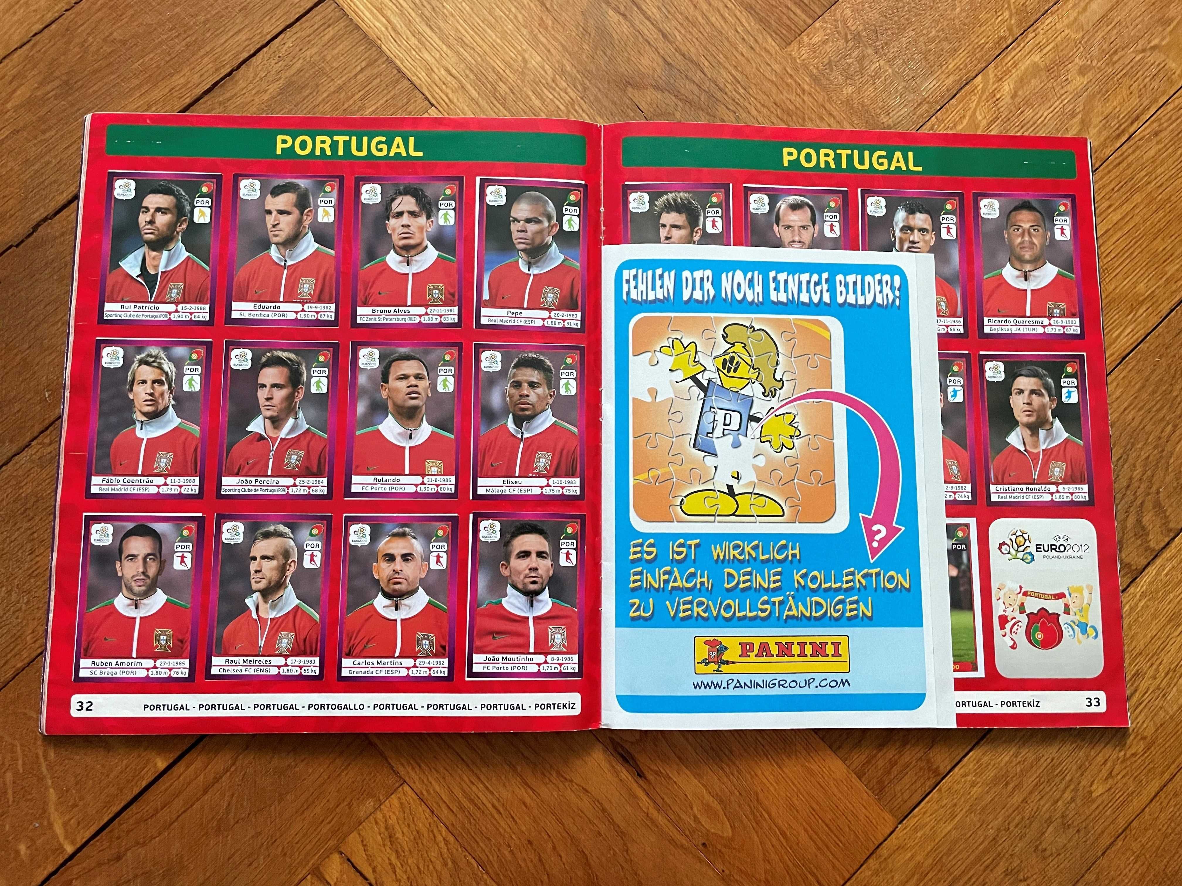 Panini Албум Евро 2012 - 100% Попълнен