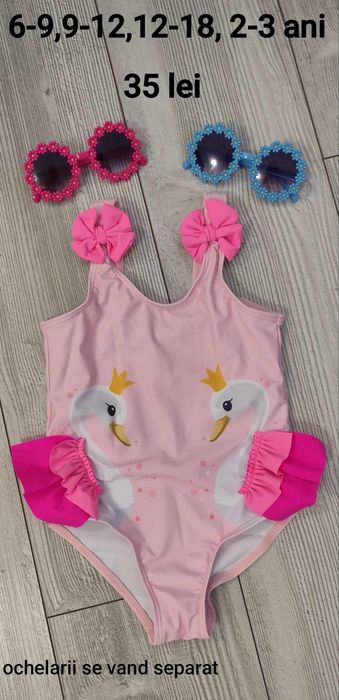 Costum de baie fete de la 6 luni pana la 7 ani
