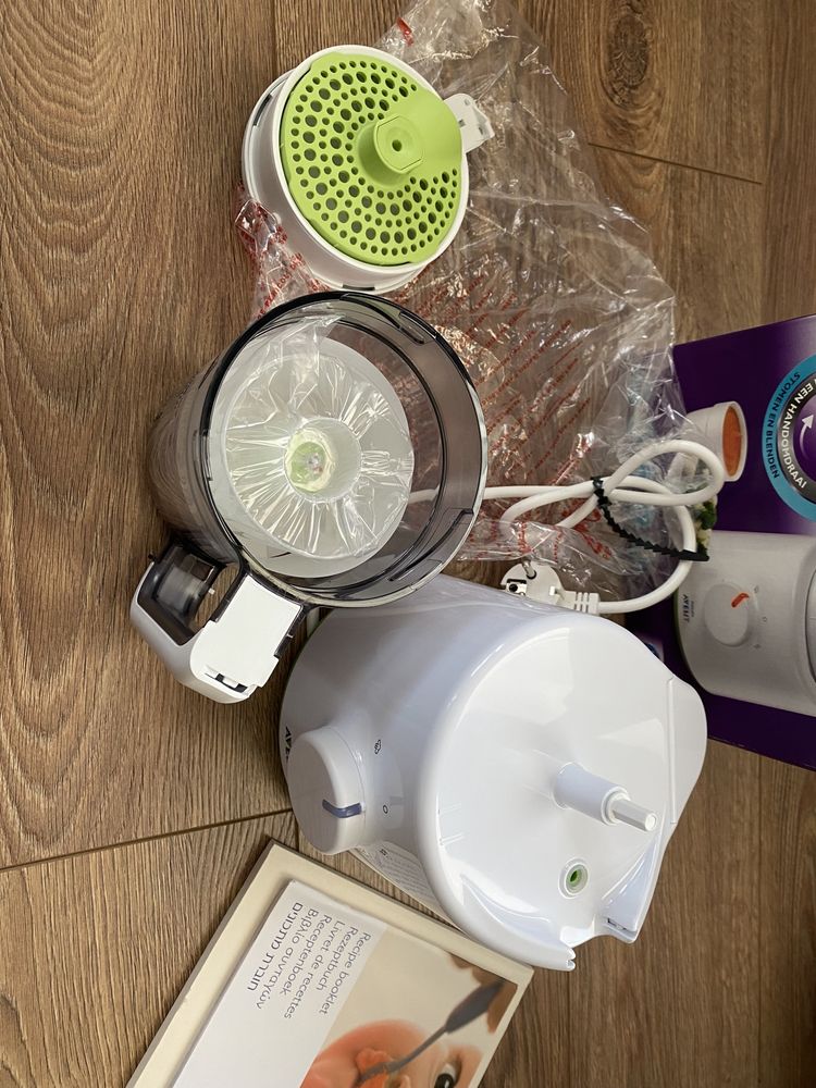 НОВ! Philips Avent комбиниран уред за готвене на бебешки пюрета/храна