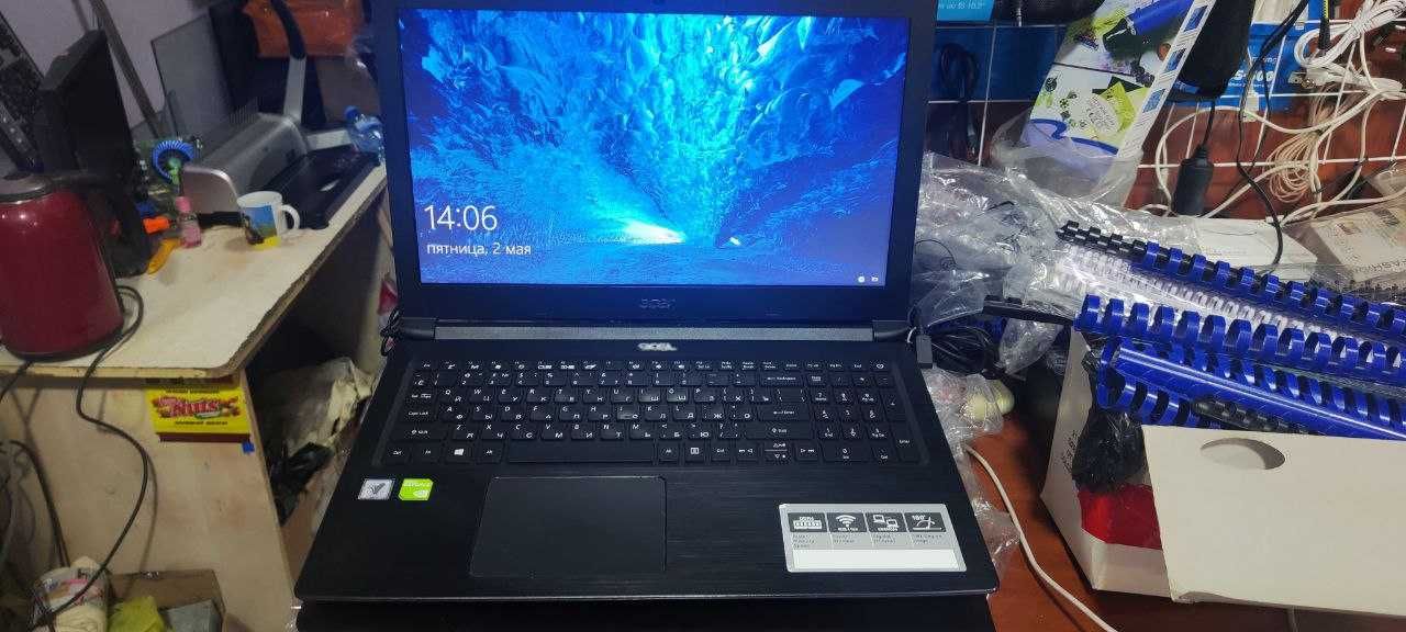 Ноутбук Acer игровой Core i3/12Gb/1000/MX130/15'6' б.у рассрочка