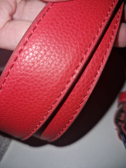 Celine естествена кожа колан.Нов