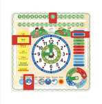 Oferta ! Joc educativ din lemn , învață ceasul , zilele ,luni