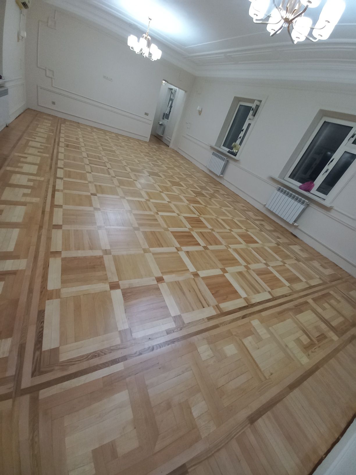 Шлифовка пол паркет ламинат риставирася и плинтус