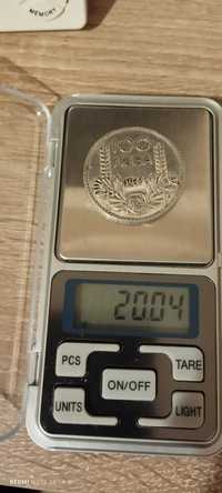 100 лева 1937 г сребро монета