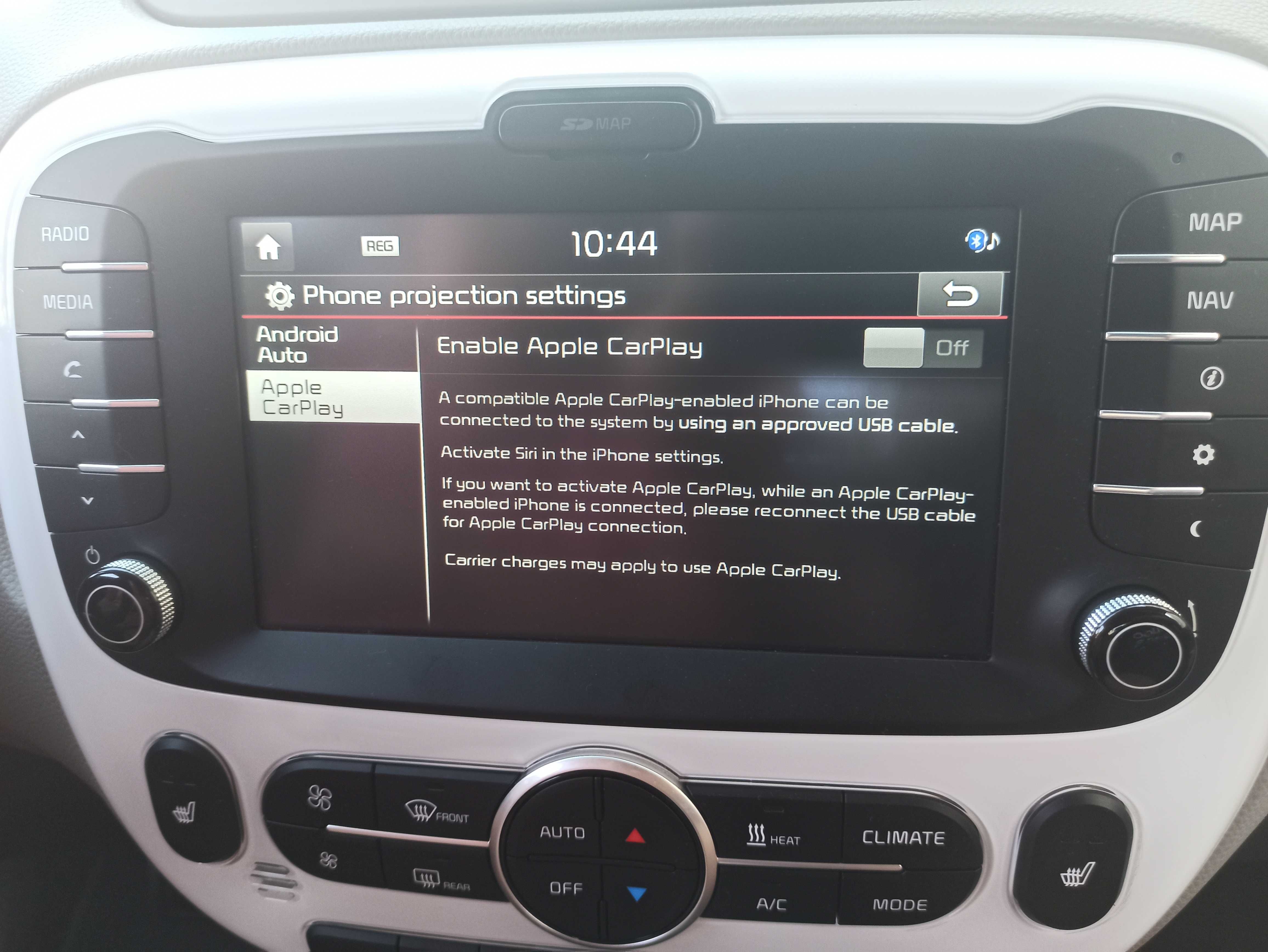 КИА Активиране Carplay AndroidAutoKIA Soul Sorento Optima Forte K7 K5