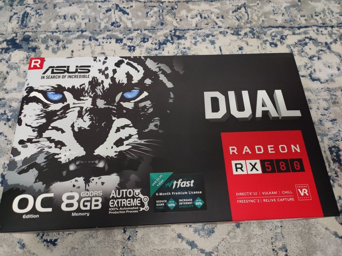 Radeon RX 580, 8GB GDDR5 256-bit