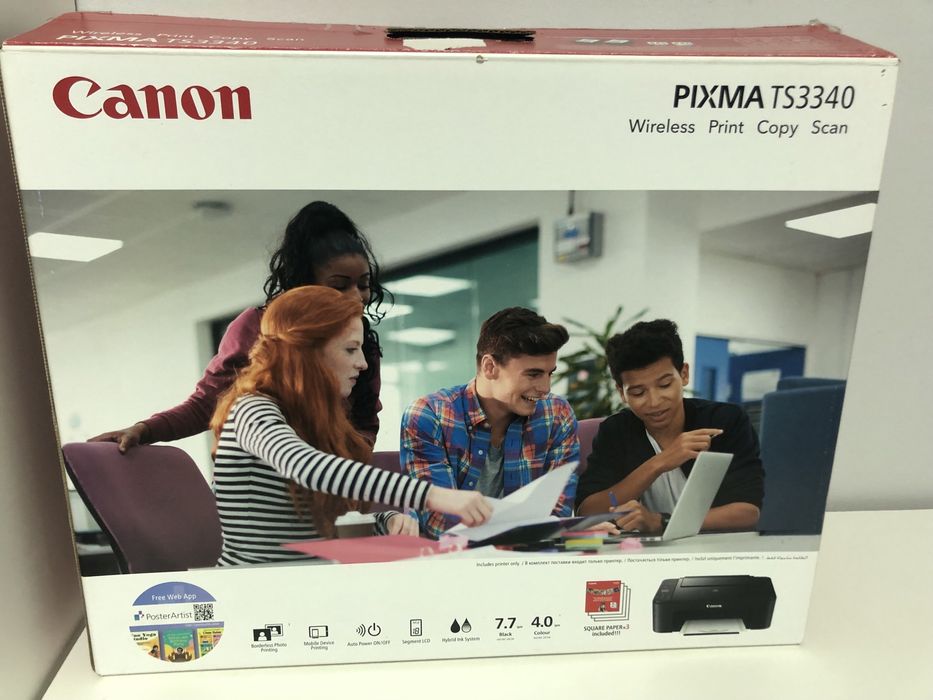 Новый Canon Pixma TS3340 - не использован,полный комплект,не включали