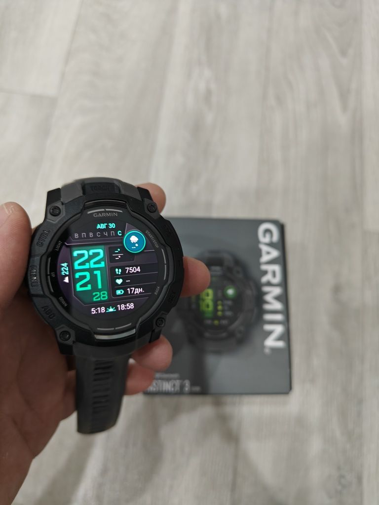 Garmin instinct 3 titanium 50mm amoled