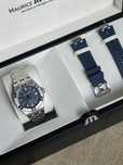Maurice Lacroix Aikon 39mm Blue Automatic + оригинална гумена каишка