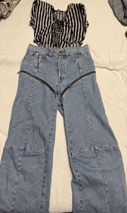 Комплект дънки и боди на Djofra