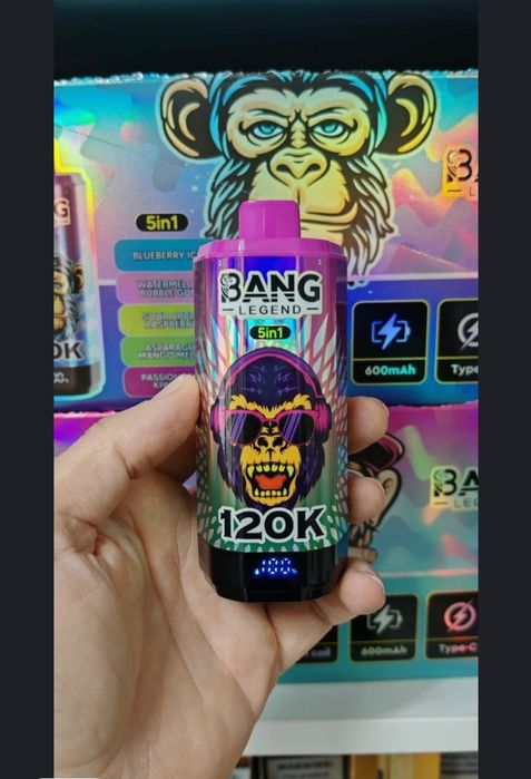 Vape 120.000 Puffs 5 Arome Reincarcabil Display