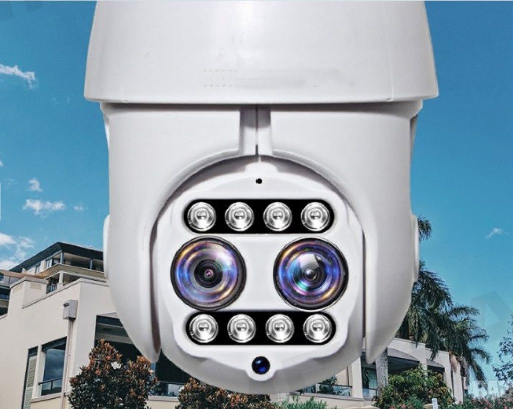 Двойна WiFi безжична IP камера 2MP FULL-HD1080P с цветно нощно виждане