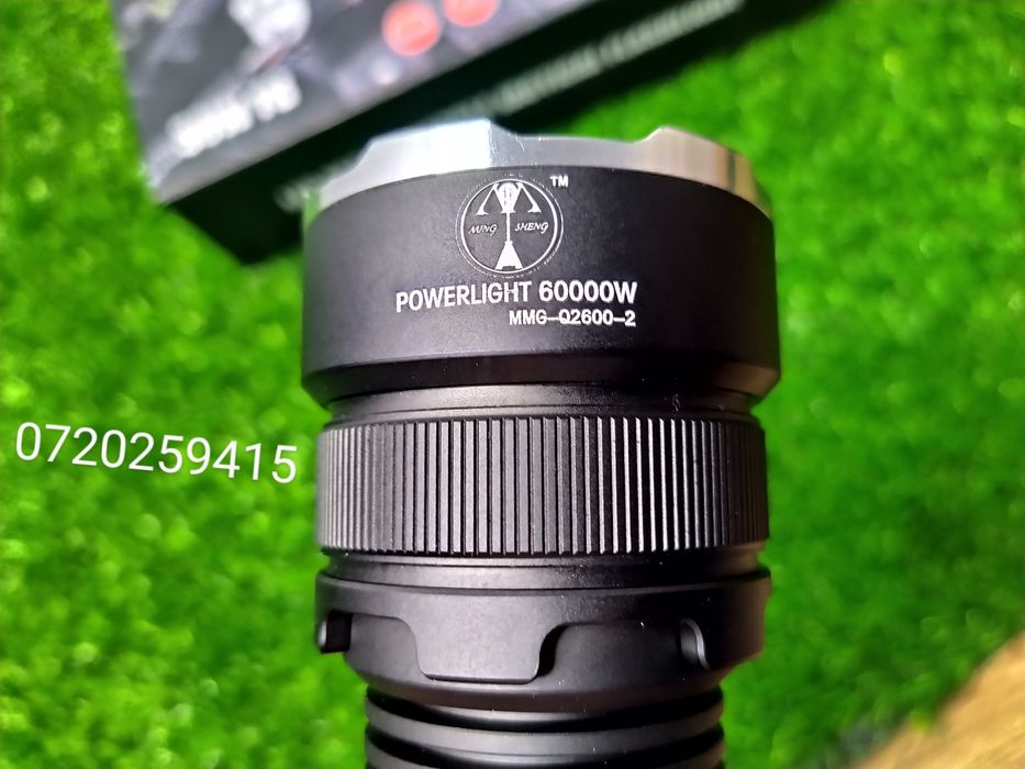 SET Lanterna Vanatoare TG 30W led Laser cu 3 filtre color, 1000 METRI