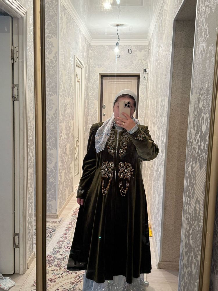 Одежда женская, қазақша киім, бешпент, көйлек, платье