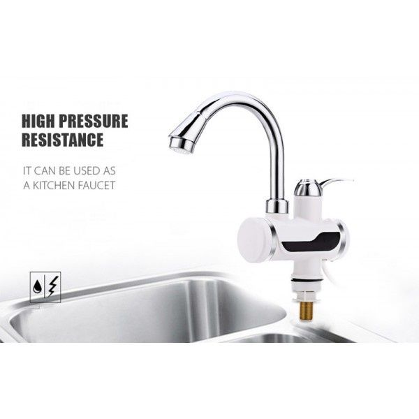 Смесител за вода с нагревател за мигновено загряване 3000W