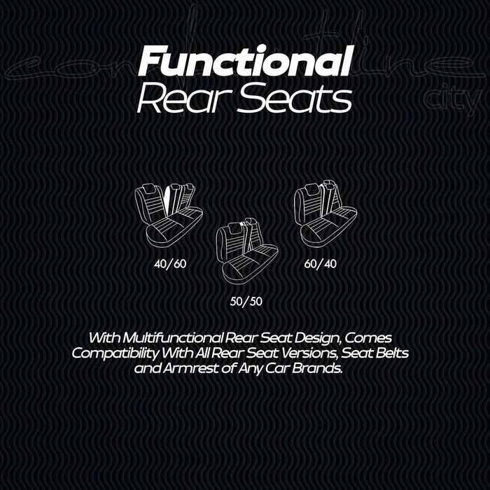 Тапицерия OTOM-Comfortline – Черно, с Алкантара, (За малки автомобили)