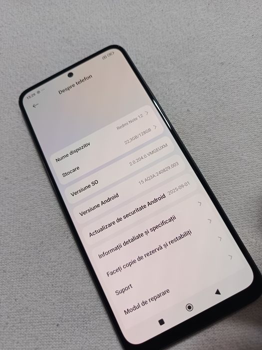 Redmi note 12 128/4+2 GB RAM