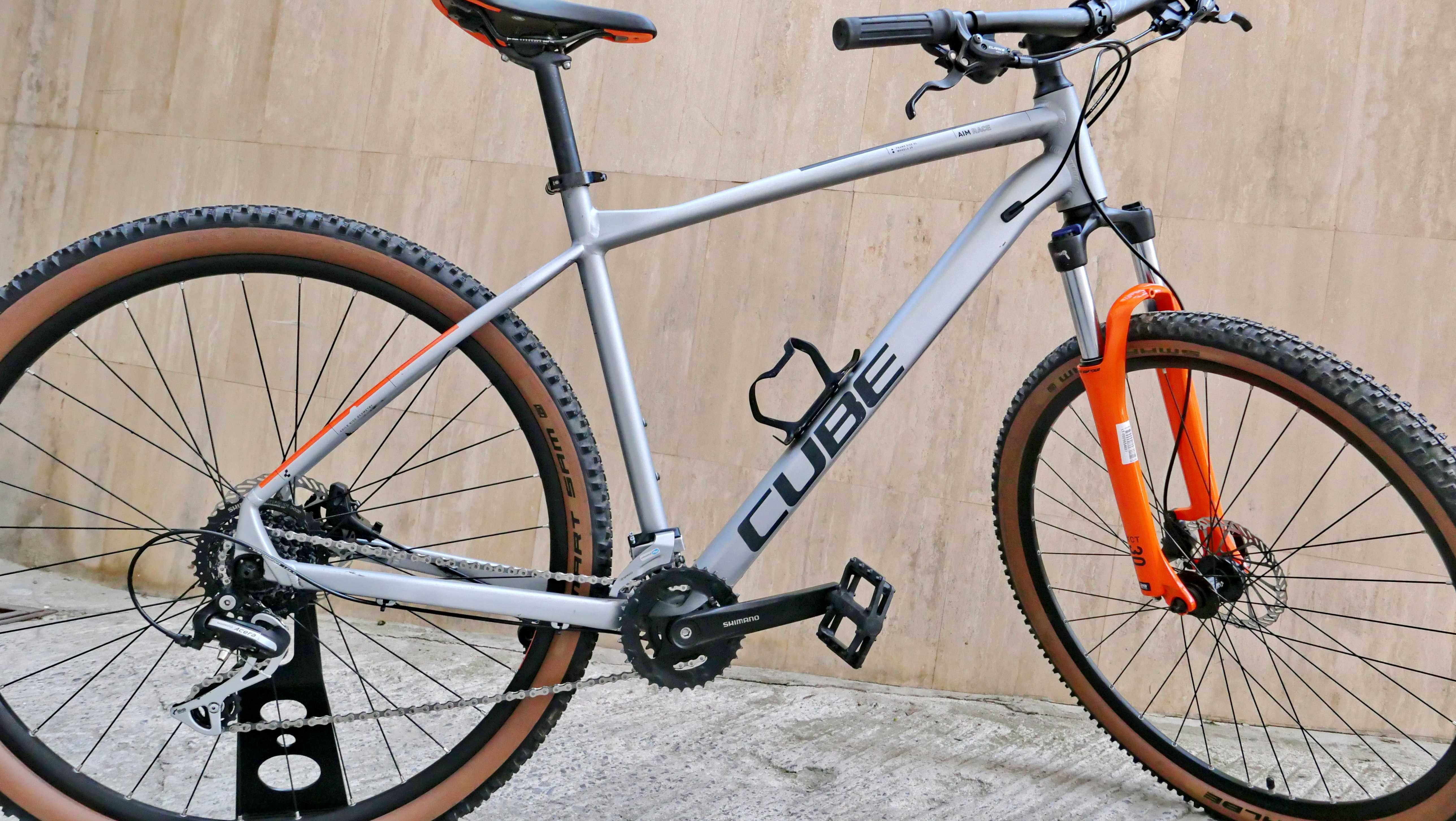 Cube Aim Race, 29 XL, Suntour 100 мм, 2x8 скорости, дискови спирачки