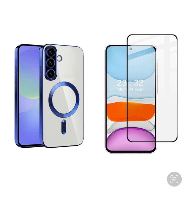 Samsung A16/A17/A07/A26/A36/A56 Husa Magsafe Full Protect+Folie Sticla