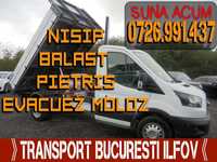 Transport Nisip Chisai Balastru Bucuresti Ilfov Sector 1 2 3 4 5 6