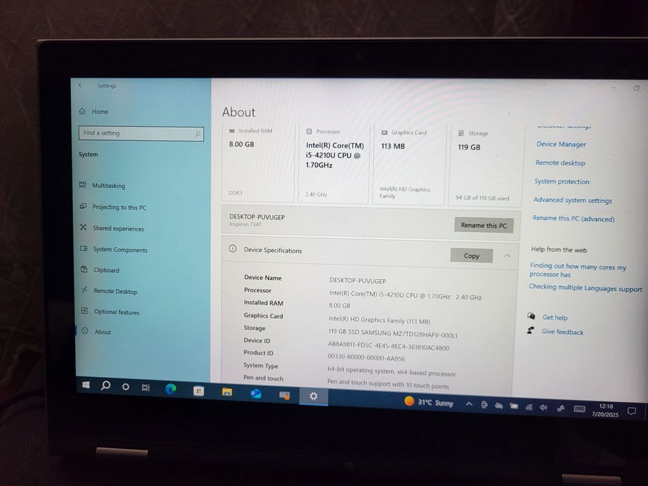 Dell Inspiron 7347