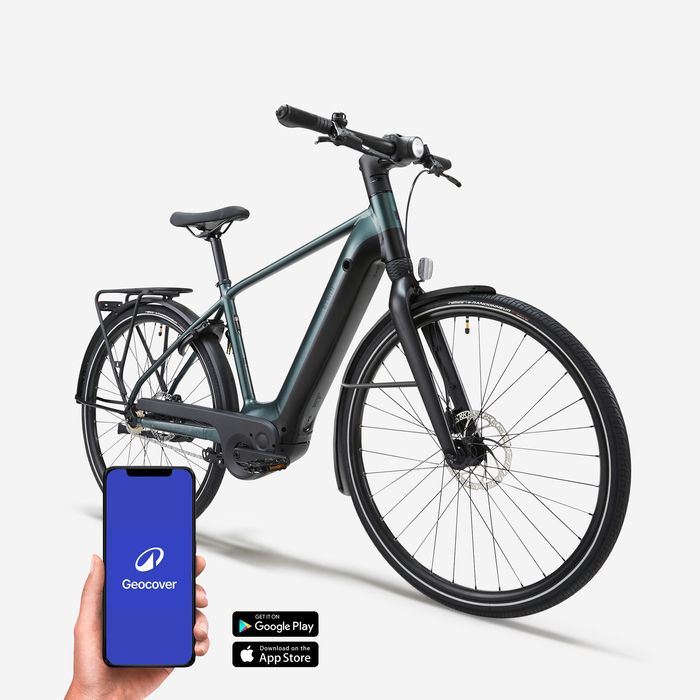 Bicicletă de oraș electrică 920 automată - produs resigilat Decathlon