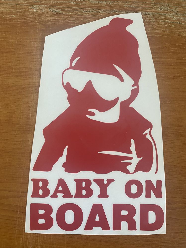 Sticker Baby On Board Personalizat
