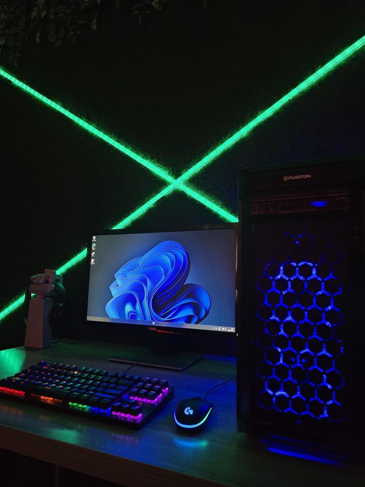PC Gaming-Setup Complet-Refurbished: i3 9100f/ 16gb ram/ rx 550/ win11