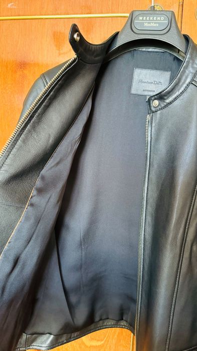 Продам кожаную куртку Massimo Dutti
