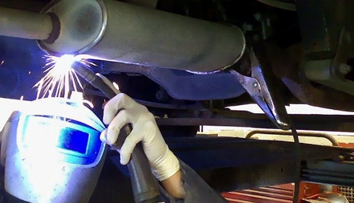 Сварка глушителей