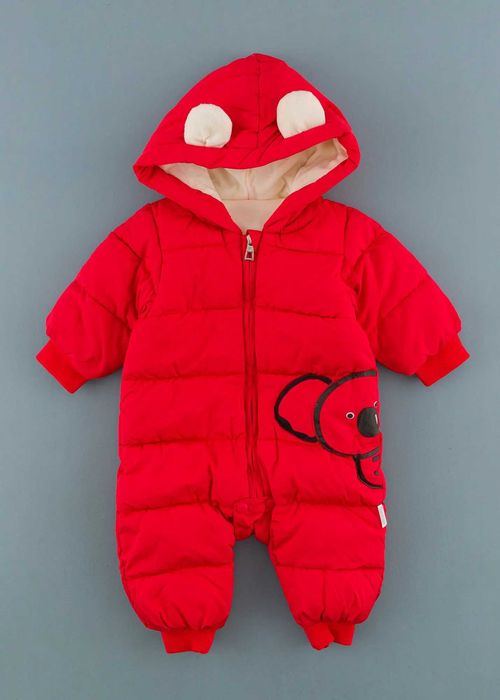 Бебешки космонавт с коала, Червен Цвят