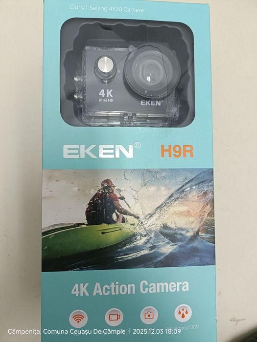 Se vinde cameră subacvatică (până la 30m)  EKEN H9R 4K